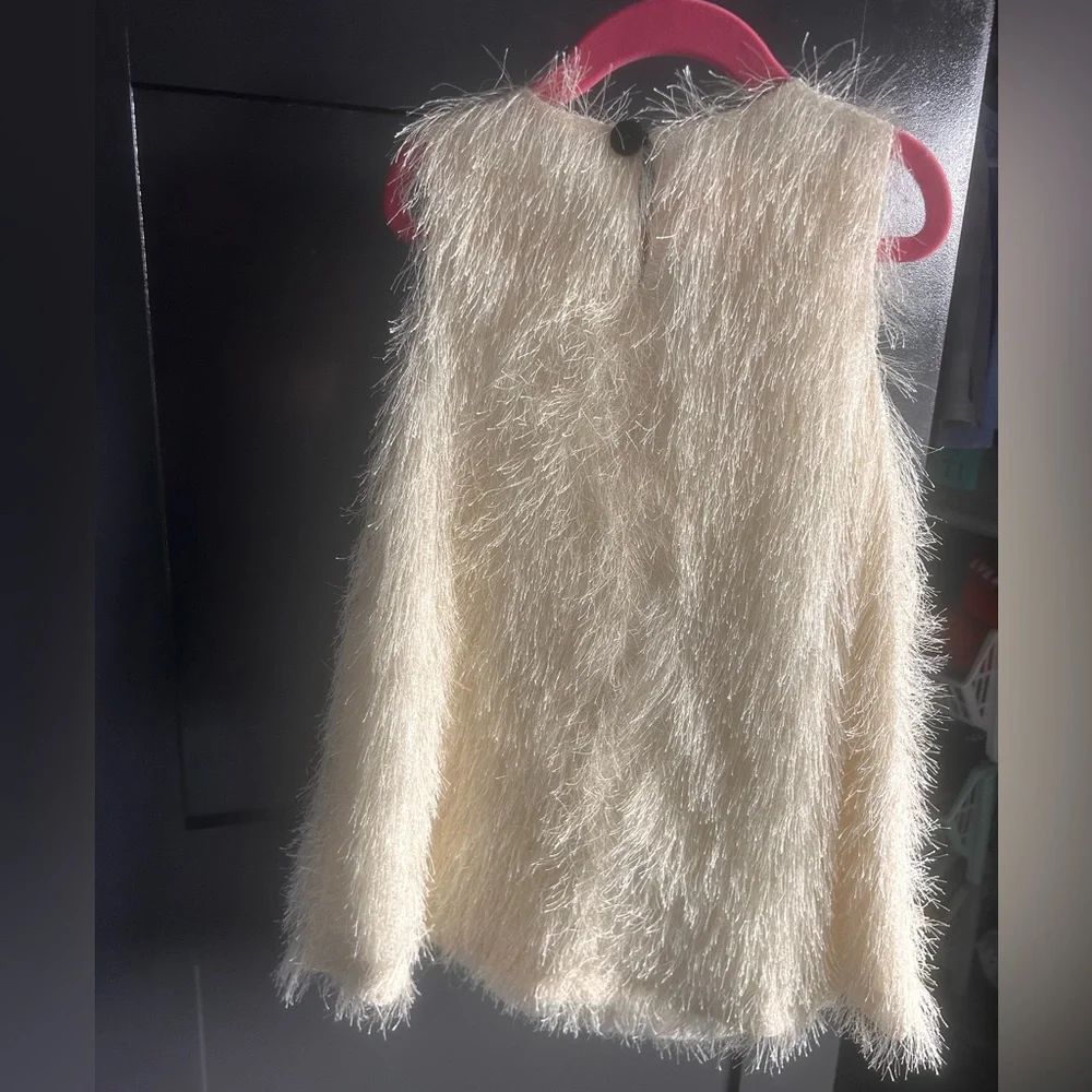 Wauw Capau cream and black bow dress (size 5-6) - Picture 3 of 4